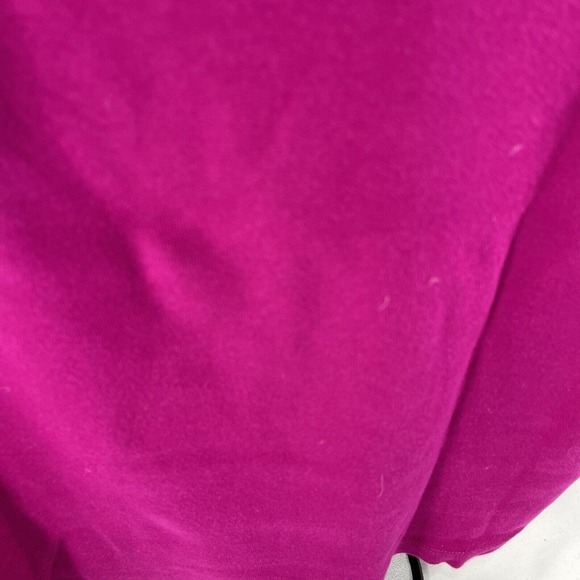 LAUREN RALPH LAUREN PINK LONG SLEEVE TOP SHIRT WOMENS LARGE BUTTON SHOULDER - Picture 9 of 14